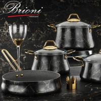 Brioni Marble Tencere Seti 7 Parça