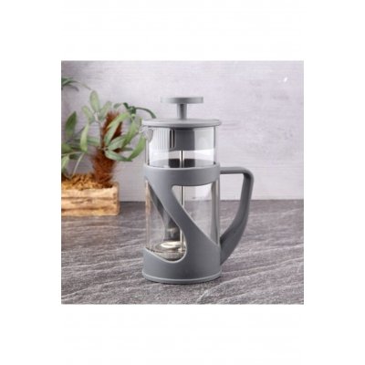Tohana French Press 350 Ml Çapraz Desenli GRİ RENK